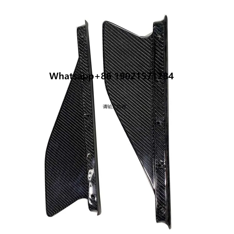 

For 2011-2014 F458 Side Skirt Add on Carbon Fiber Glossy FInish (Pair) CF