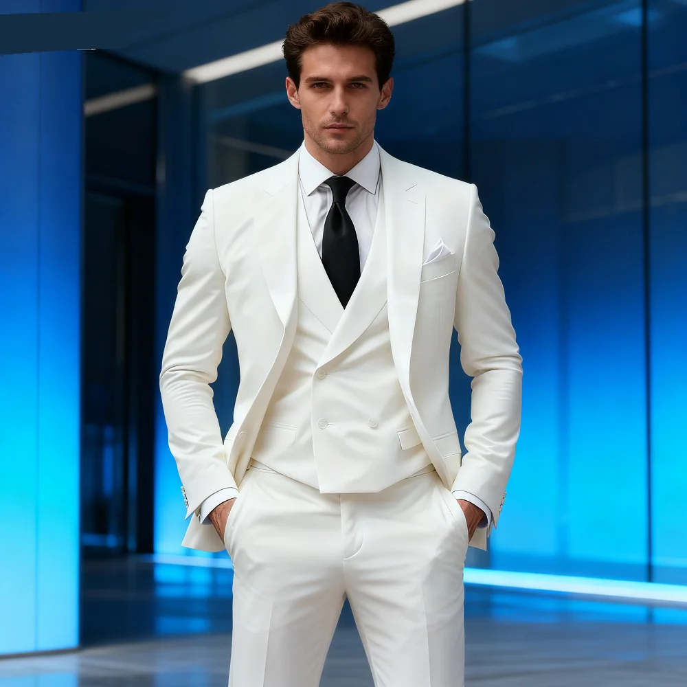 

Slim Fit Formal Smoking Masculino Высококачественная красная и темно-синяя деловая офисная повседневная одежда для мужчин