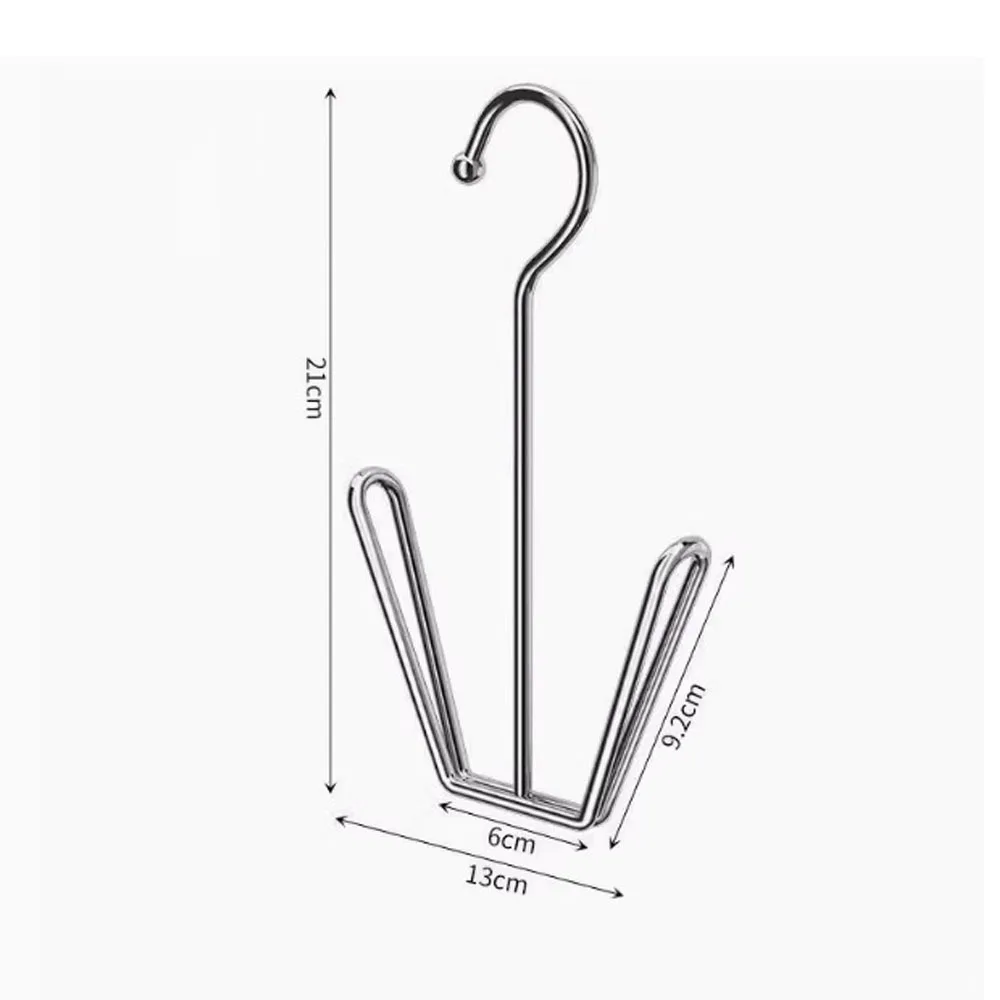 3/5/10 قطعة الفولاذ المقاوم للصدأ رف تجفيف الأحذية في الهواء الطلق شرفة الأحذية تجفيف هوك الأحذية شماعات ملابس لتنظيم خزانة #6