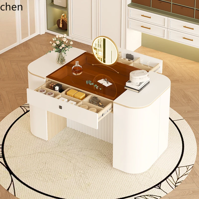

ZML Nakajima Taiwan small apartment bedroom double-sided chest combination household jewelry storage cabinet display cabinet