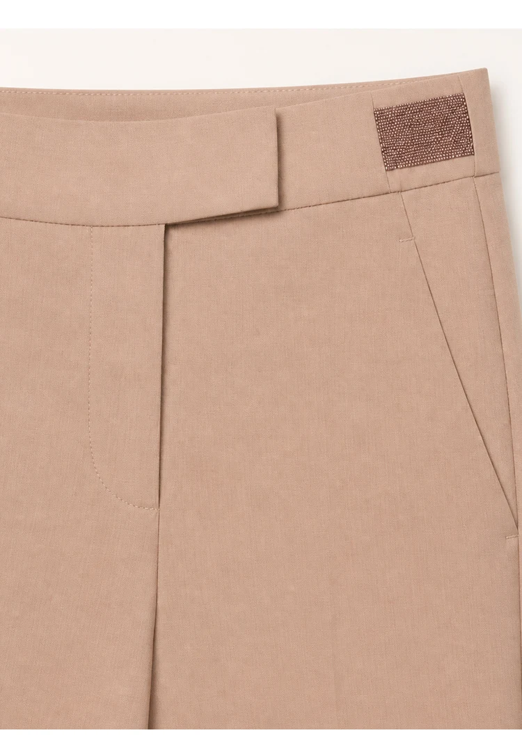 K2648X Luxusmarkenkleidung für Damen, lange Wollhosen, formelle Businesskleidung, Bürohosen für Damen – Detail 10