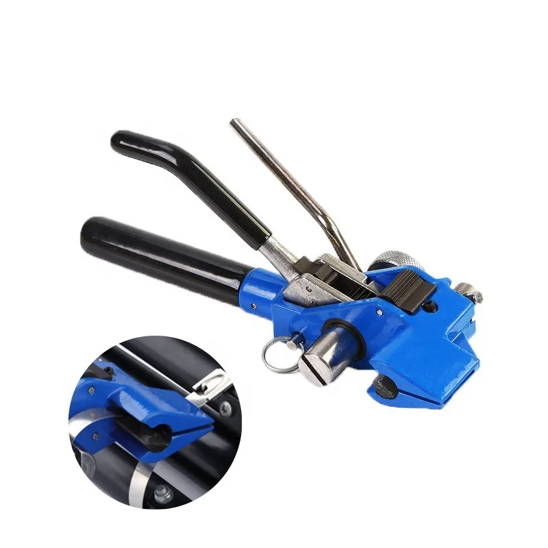 

stainless steel cable tie packing pliers Manual cable tie pliers tightener Cutting integrated cable tightening machine Wholesale