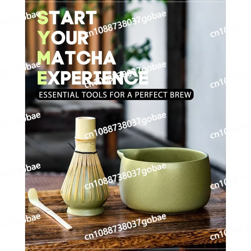 supporto-per-te-in-ceramica-verde-opaco-accessori-per-il-te-giapponese-matcha