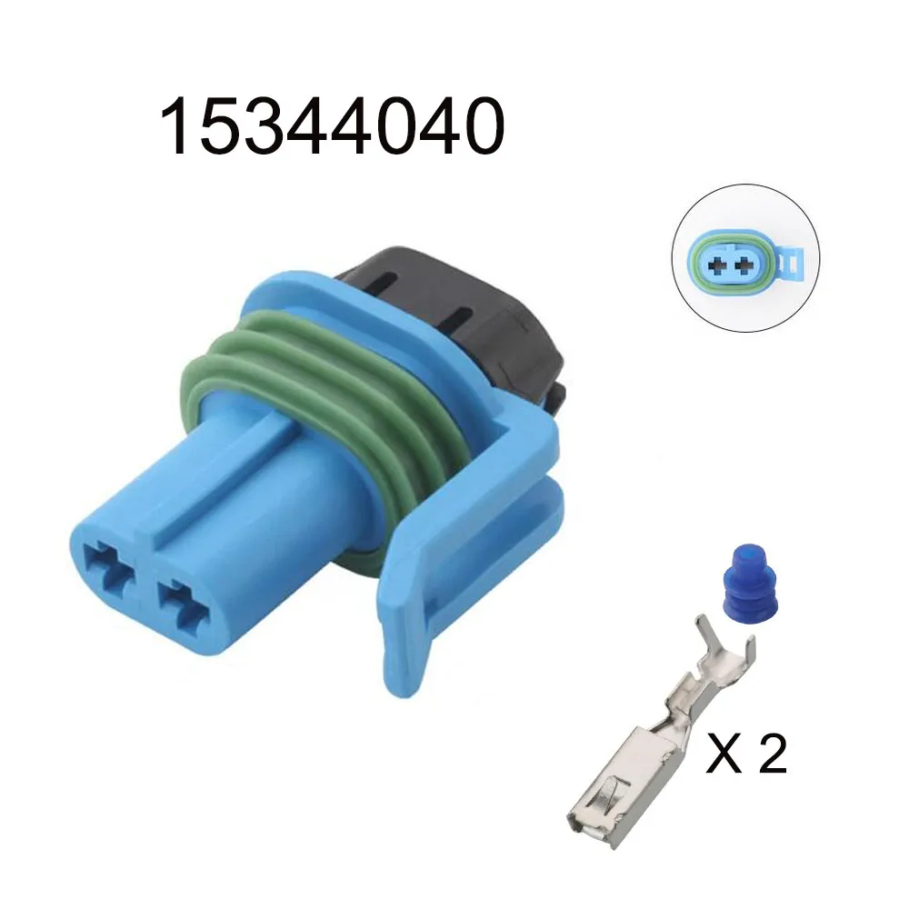 

100SET DJ70280YA-3.5-21 15344040 car wire connector Harnes cable 2 pin automotive waterproof plug Include terminals seal