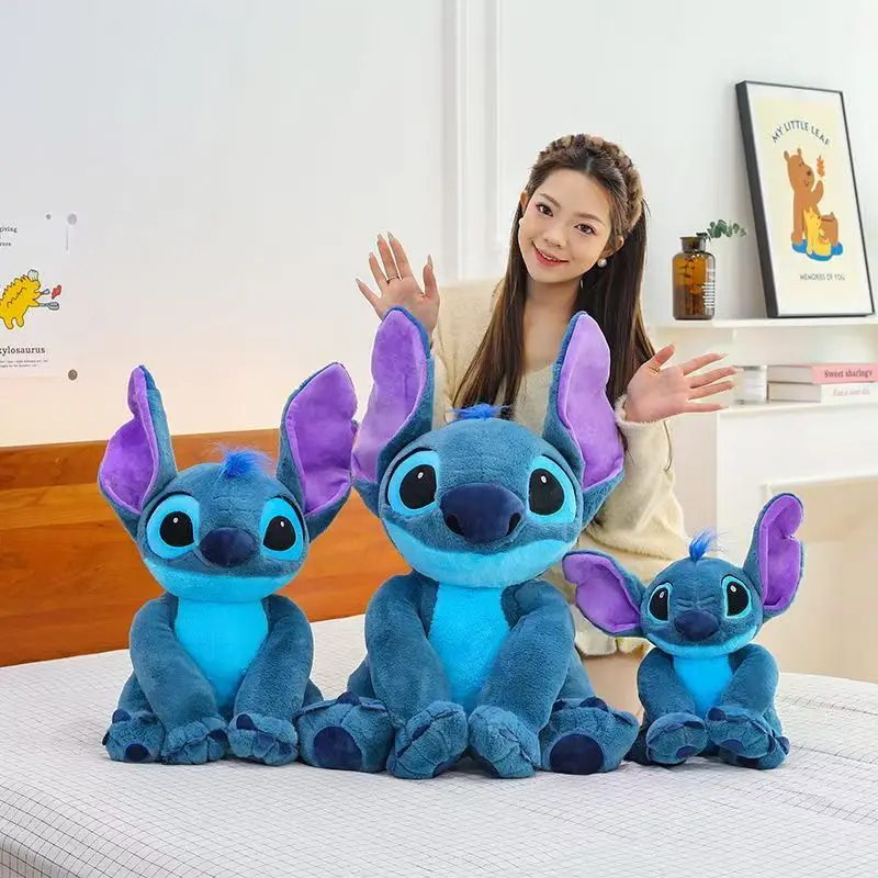 

30cm/80cmDisney Stitch Angel Plush Toy Kawaii Lilo & Stitch Cartoon Stuffed Doll Stress Relief Pillow Comfort Toy Christmas Gift