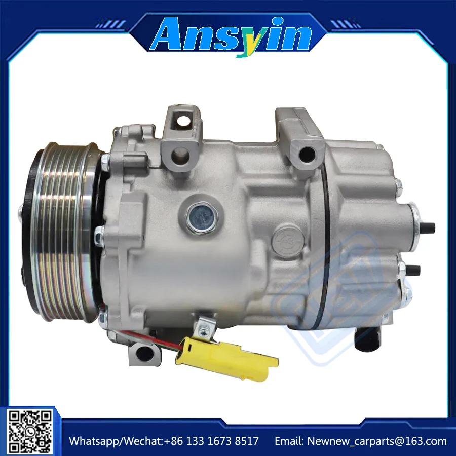 

Компрессор кондиционера SD7C16 для Peugeot 307 308 3008 Citroen C4 9651911380 9656483380 9659876080 9671334780 9684960580 6453RV 6453RW