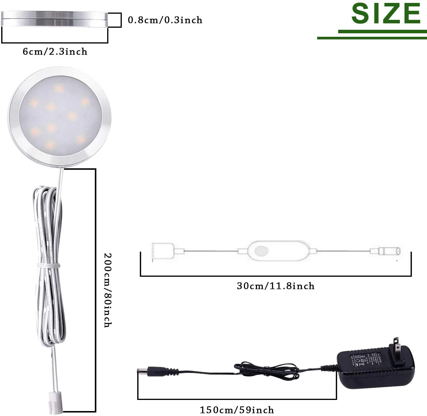 Luz LED inteligente para debajo del armario, Kit de atenuación de luz para muebles de cocina, aplicación/Control Remoto/voz, TUYA, Wifi, 12V de CC, para Alexa y Google Home