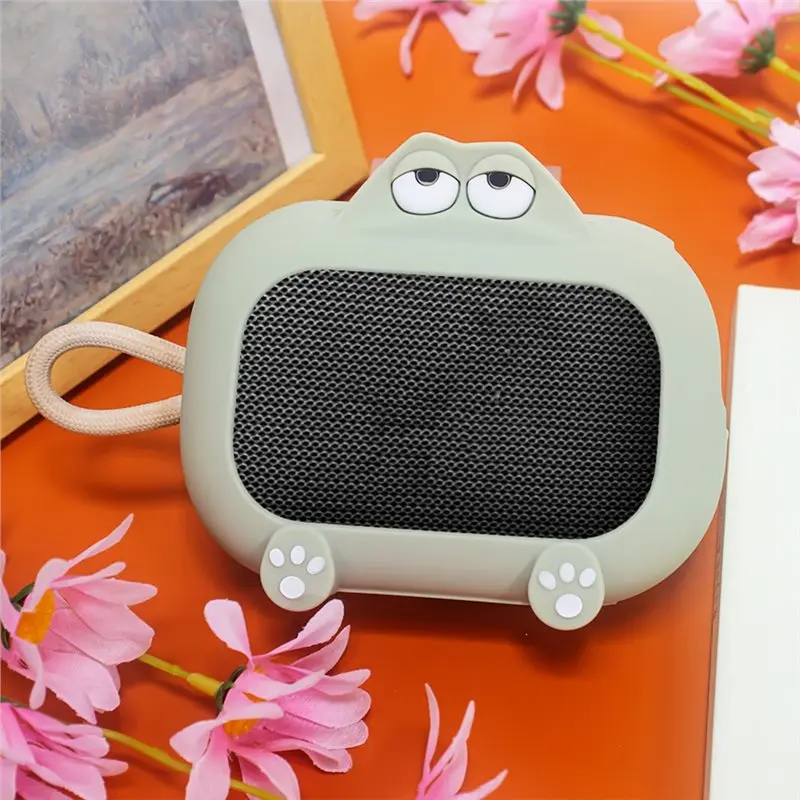 A31T Protective Silicone Shell for SoundCore Select 4 Go, Shockproof Anti-Slip Dust Resistant Cover, Green, for Outdoor Speaker