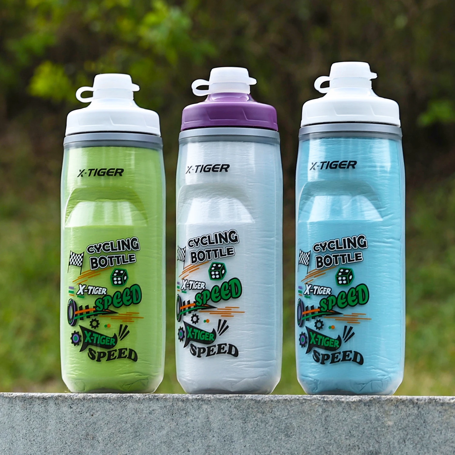 

X-TIGER Bike Water Bottle 620ml Cold Water Insulated Thermal Bottle Outdoor Sports MTB Road Bicycle Cycling Water Bottle