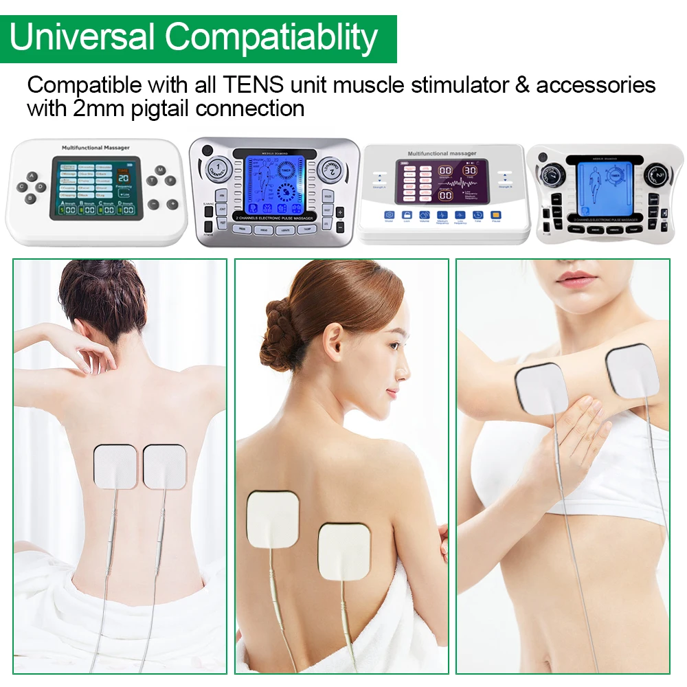 Electrodes Pads 5x9cm 5x5cm Non-woven Fabric Self Adhesive Replacement Massage Patch for Muscle Electrostimulator Massager view 6