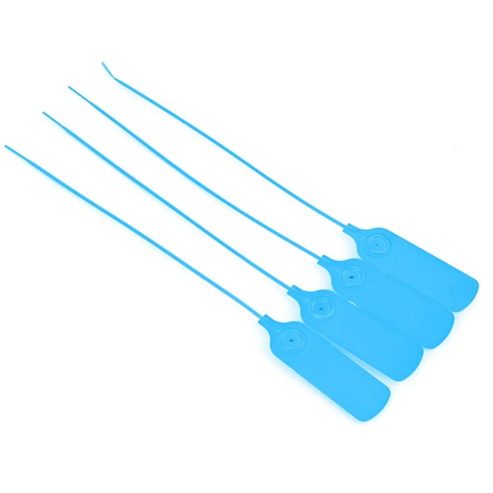 

100Pcs Easy Use Plastic Security Seals 30cm Anti-tamper Plastic Seals Package Seals Logistics Use