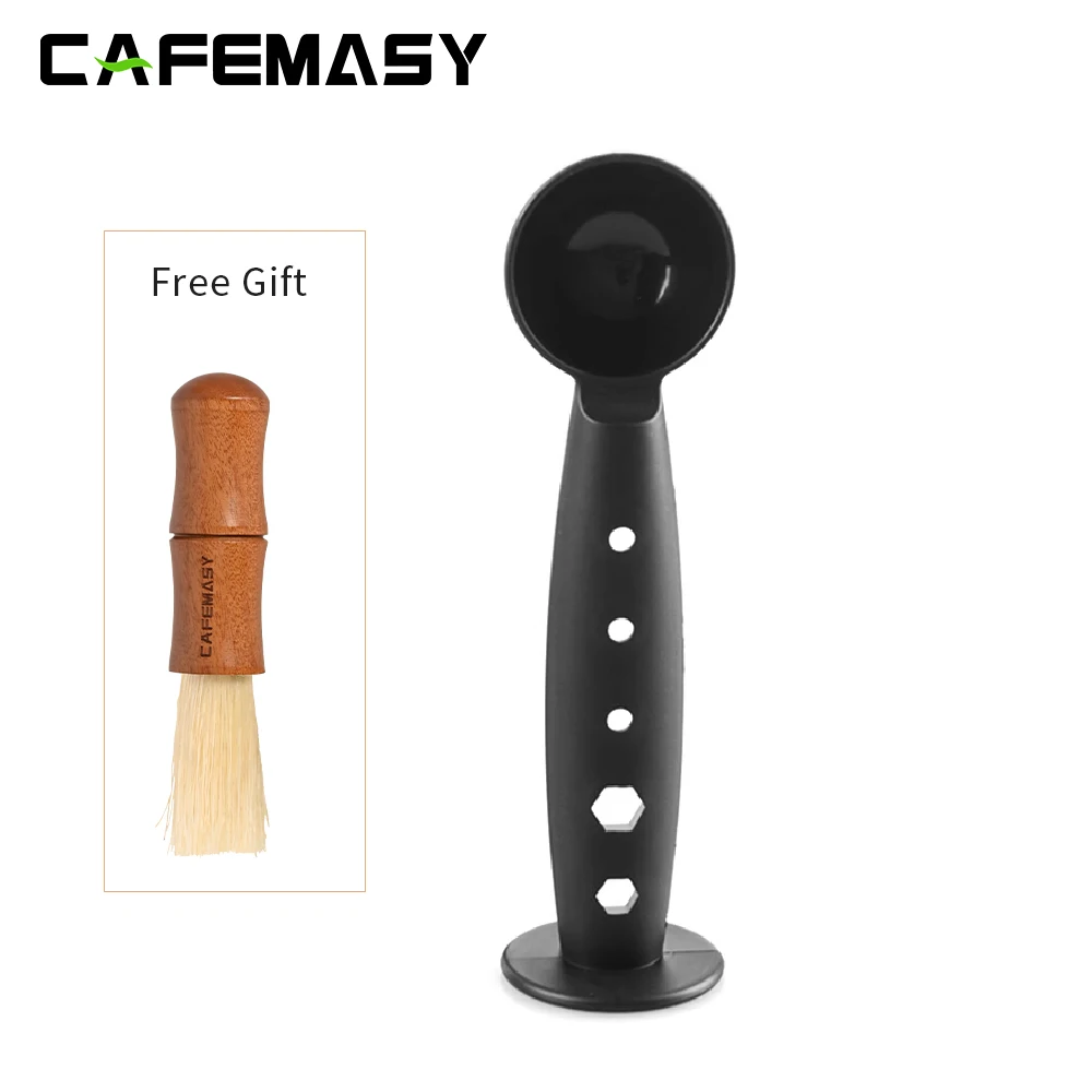 

CAFEMASY 2 in 1 Coffee Scoop Tamping Spoon For Coffee Powder Coffeeware Measuring Tamper Spoon Plastic Kitchen Accessories