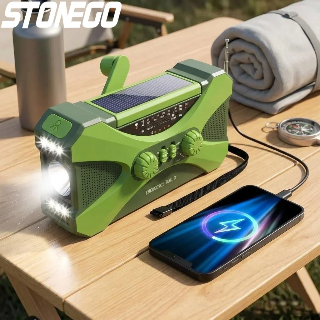 lampe-torche-led-portable-rechargeable-radio-solaire-a-manivelle-double-haut-parleur-lumiere-d'urgence-10000mah-alarme-sos-lanterne-pour-camping-en-exterieur