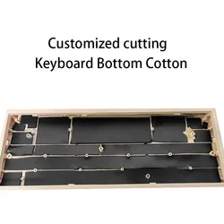 Mechanical Keyboard Bottom Cotton EVA Material Taclado Gamer Anti Noise Sound-Absorbing Foam Custom Silent Pad 61 87 98 104 Keys