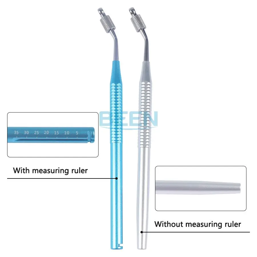 Outils de lime dentaire en alliage d\'aluminium autoclavé, poignée endodontique dentaire, porte-fichier de canal radiculaire, fonctionnement