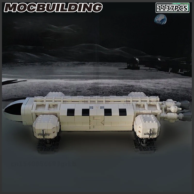 MOC Building Blocks Space 1999 Eagle Transporter Shuttle DIY Assemble Bricks Model Rocket Toys Christmas Gifts Birthday Present