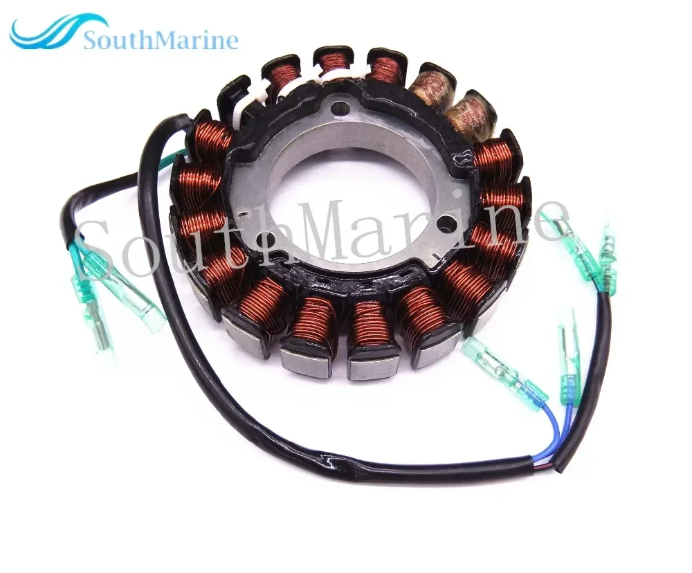 6AH-85510-00 Stator Assy for Yamaha 4-Stroke 15hp 20hp F15L F15S F20S F15C F20E F20P F20M Outboard Engine 2006 and Later