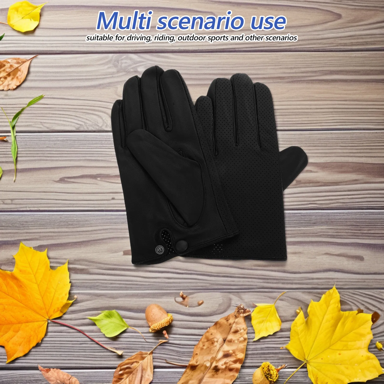 

2Pcs Breathable Mesh Gloves Men Touchscreen Driving Motorcycle Biking Gloves Spring Summer Cold Weather