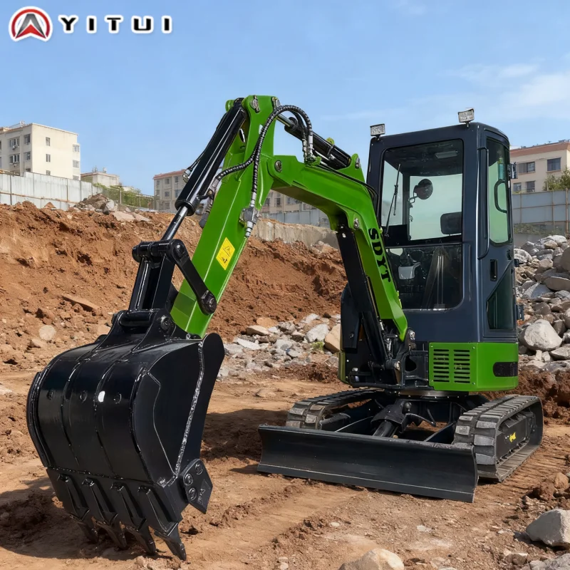 حفارة صغيرة مخصصة متعددة الوظائف 3.5 طن |   حفار هيدروليكي مدمج لبناء الحدائق واستخدام المزرعة