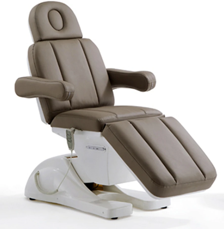 

Hot Sale Modern Salon Electric Therapy Equipment Brown Beauty Facial Massage Table Spa For Skin Care