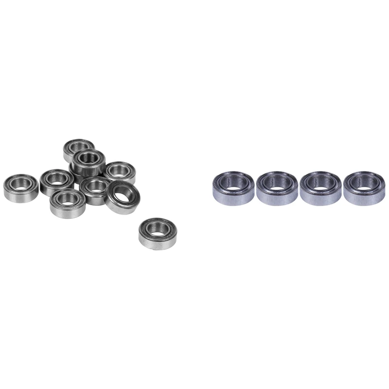 

20Pcs Miniature Rubber Sealed Metal Shielded Metric Radial Ball Bearing, MR126 ZZ 6 X 12 X 4Mm & MR74-ZZ 4 X 7 X 2.5Mm