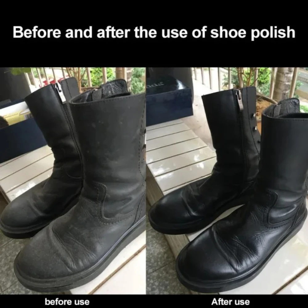 Professional Shoes Care Kit Quick Polish Leather Shoe Brush Cleaning Set Keep Shiny Clean Tools for Boots Sneakers view 5