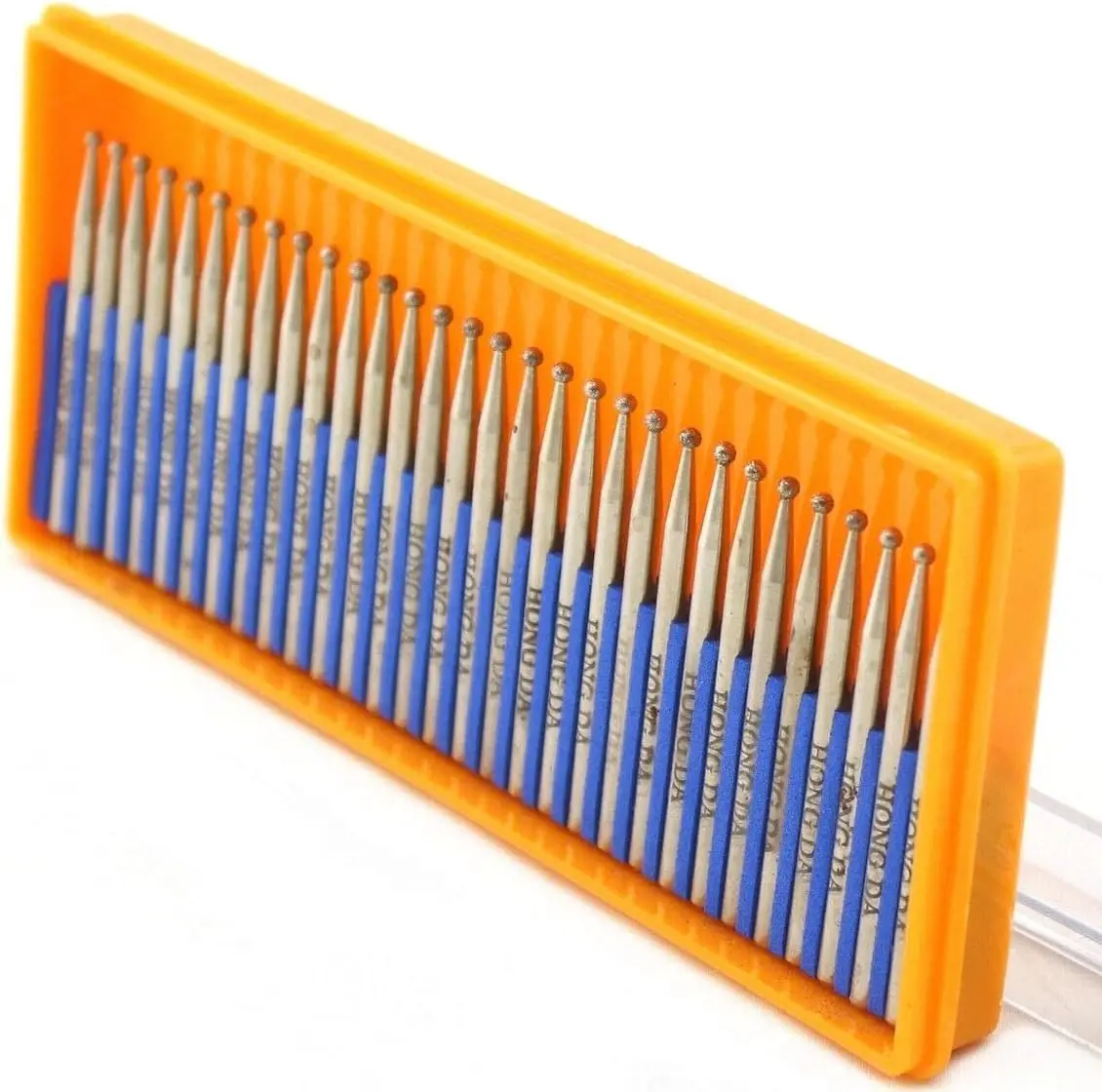 

Diamond Ball Burrs 2mm Round Grinding Bits for Glass Jewelry Stone Carving 2.35mm Shank 30Pcs