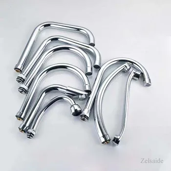 Tubo di uscita a gomito per rubinetto lavello da cucina in acciaio inossidabile, sostituzione rubinetto cucina