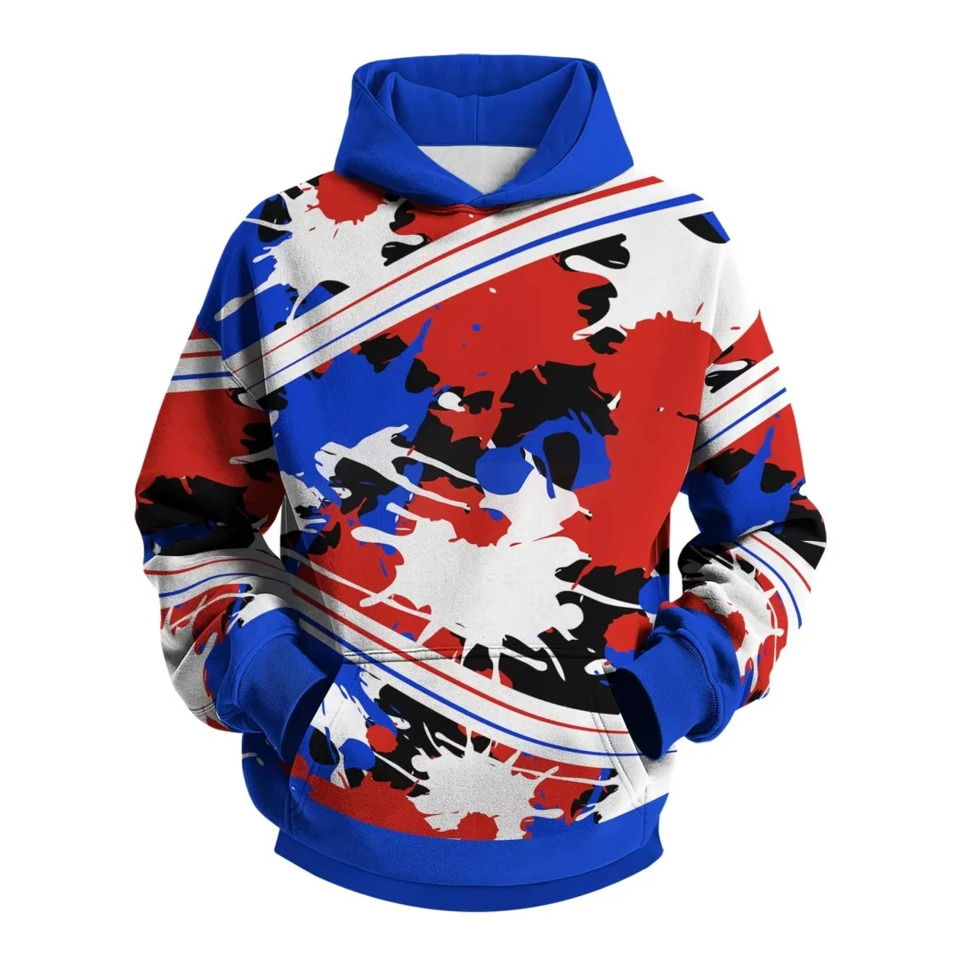 

Men's Autumn Hoodies Colorful Pattern Printing Hoodies For Man Polyester Y2k Clothes Pullover Sport New In Hoodies & Sweatshirts