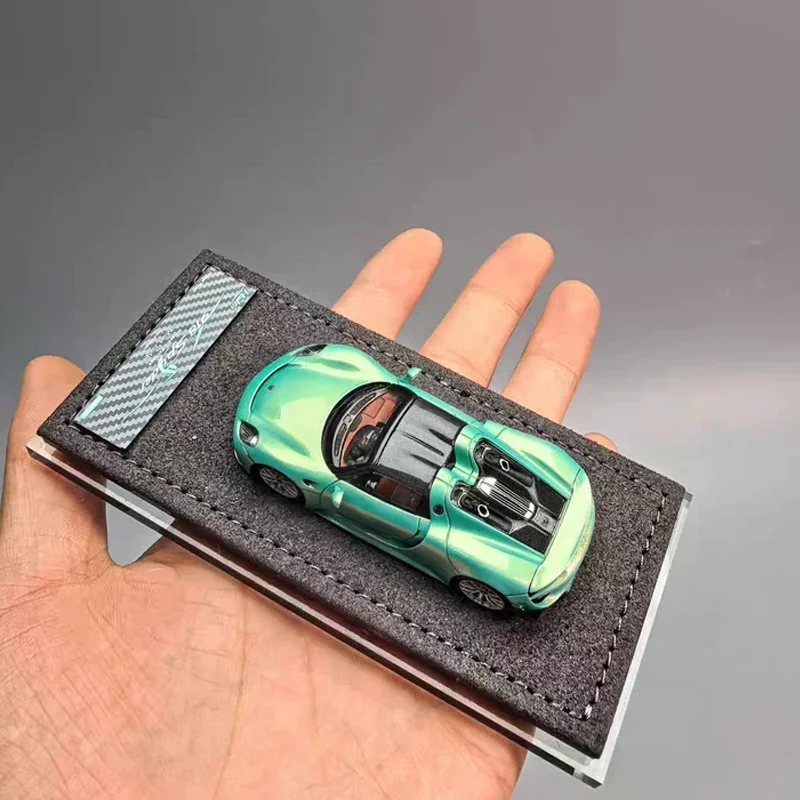 HALO MODELO 1/64 918 Spyder APAxpo Resina Veículo de Motor Brinquedo Fundição de Modelo de Metal Coleção Menino Presentes de Natal
