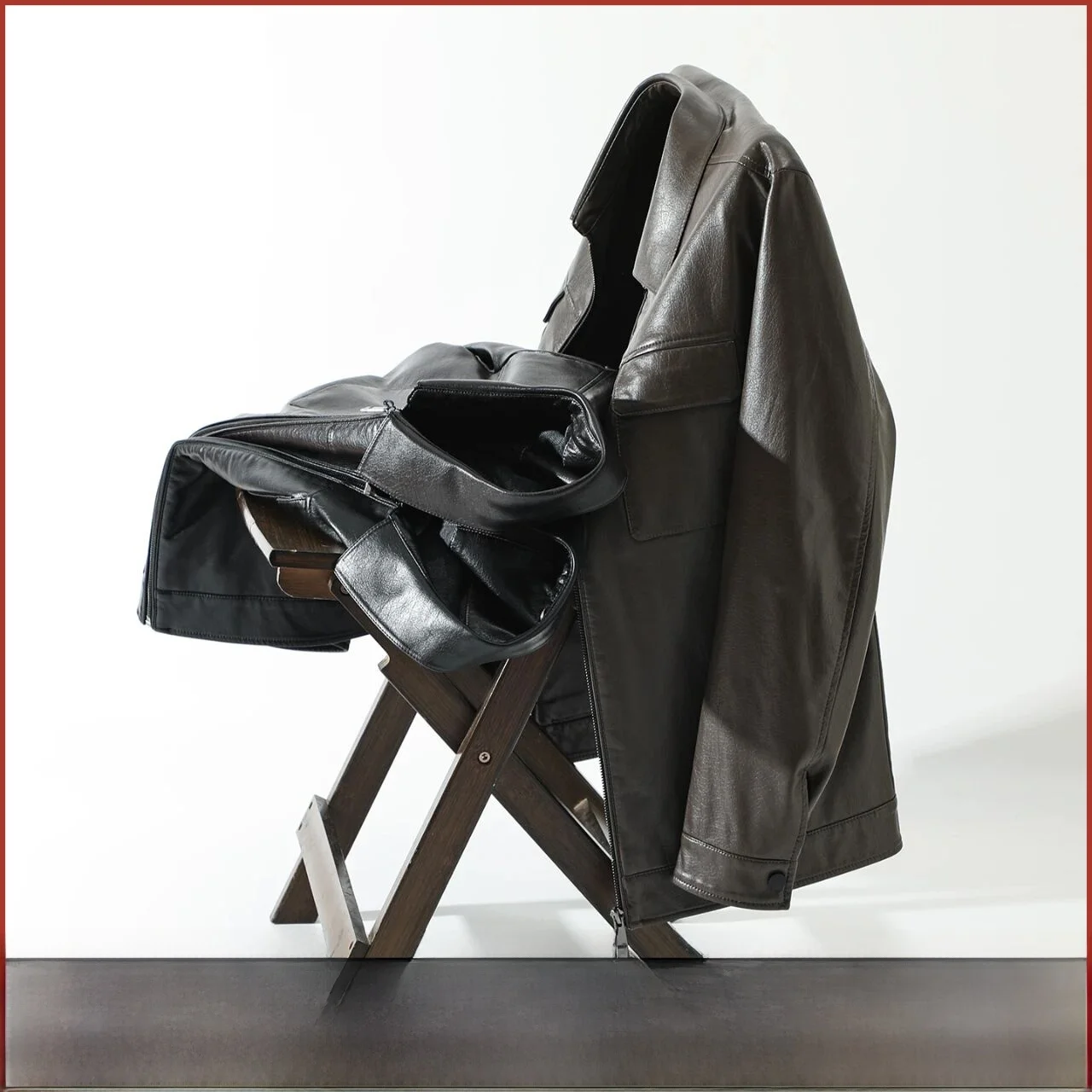 

Высококачественная мужская кожаная куртка Jaet Busin Sle, весна-осень, Новое поступление, молния, прямой крой, модная городская молодежная повседневная кожаная...