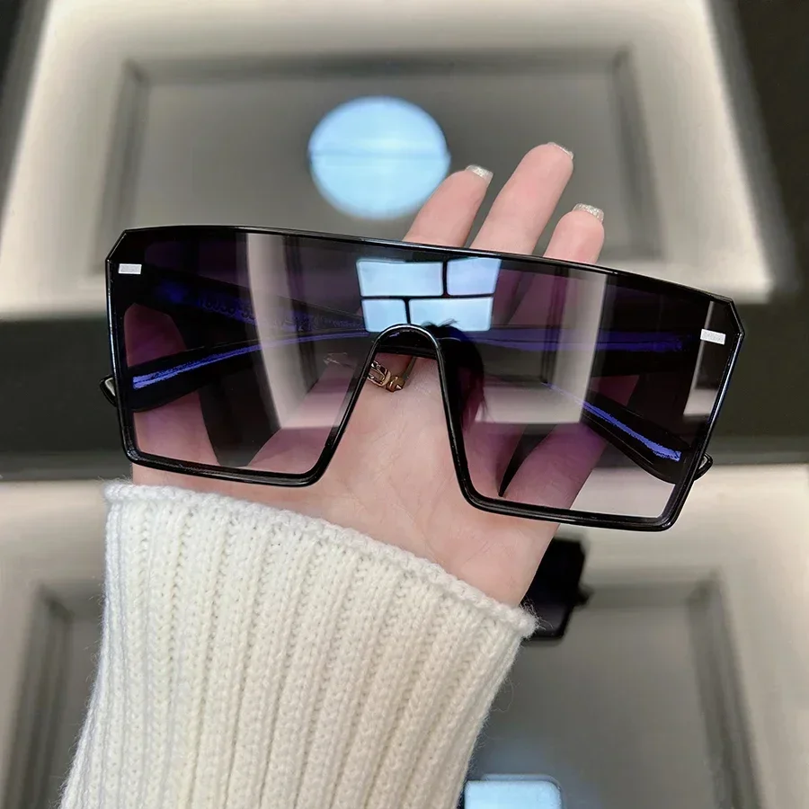 نظارات شمسية مربعة أنيقة للنساء والرجال نظارات كلاسيكية كلاسيكية على الموضة كاجوال Oculos أنثى ذكر #3