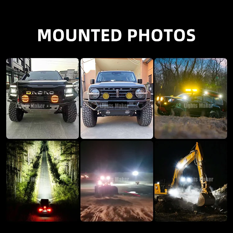 2025 جديد Novsight كشافات السوبر مشرق كومبو شعاع Led القيادة ضوء 7 بوصة الطرق الوعرة ضوء العمل لشاحنة UTV 4X4 4wd