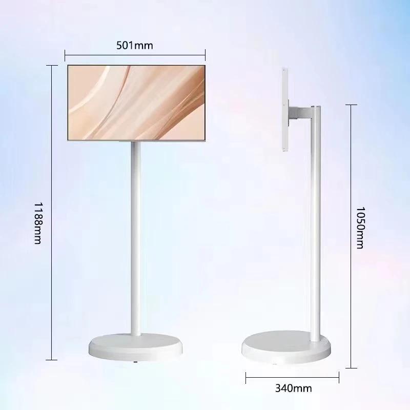 تلفزيون ذكي محمول مقاس 21.5 بوصة، شاشة LCD محمولة تعمل باللمس، تلفزيون ستان بواسطة