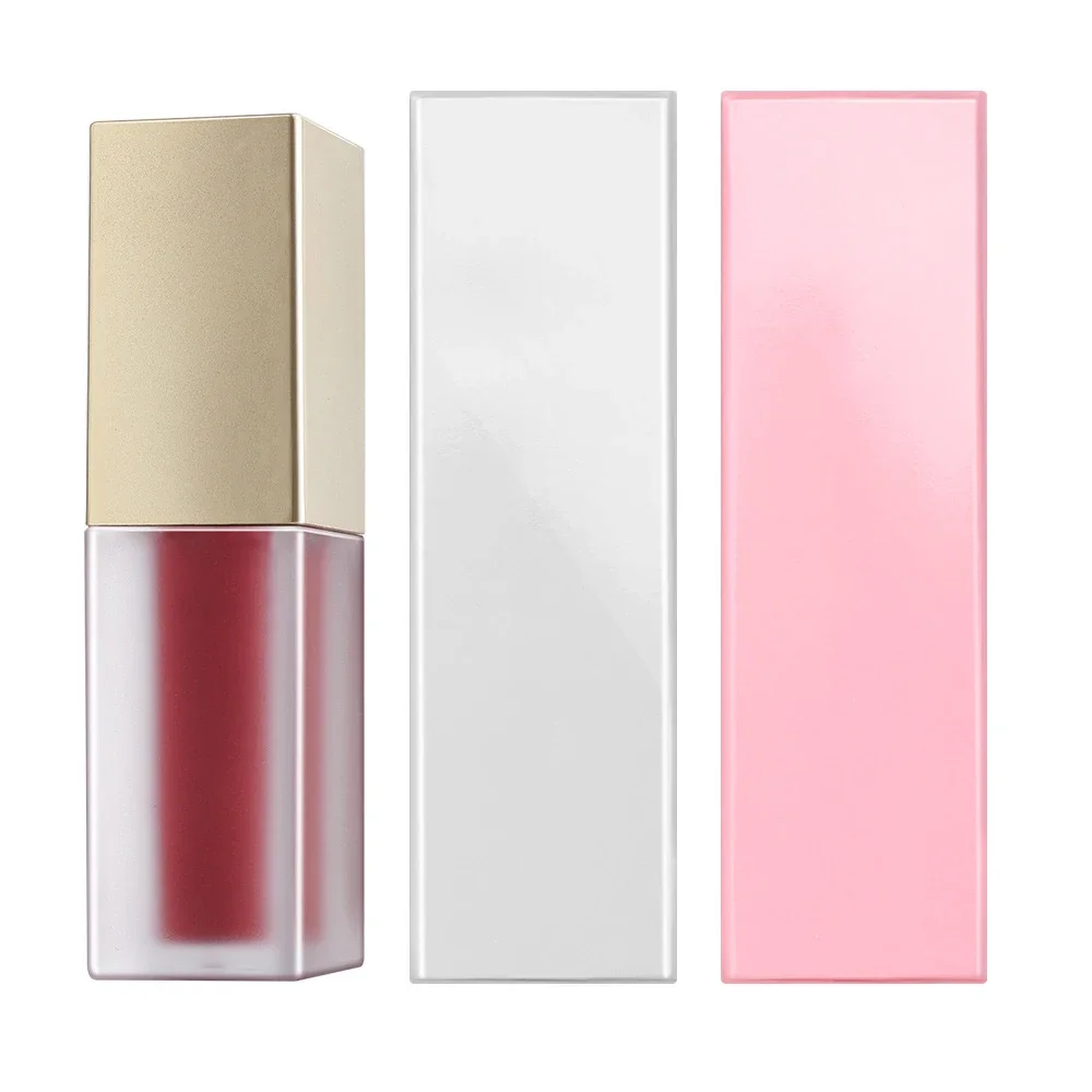 Brons Goud Frosted Tube Lipgloss Aangepast logo Pigment Non-stick Private Label Make-up Dierproefvrij Glanzend/glanzend/mat Serie