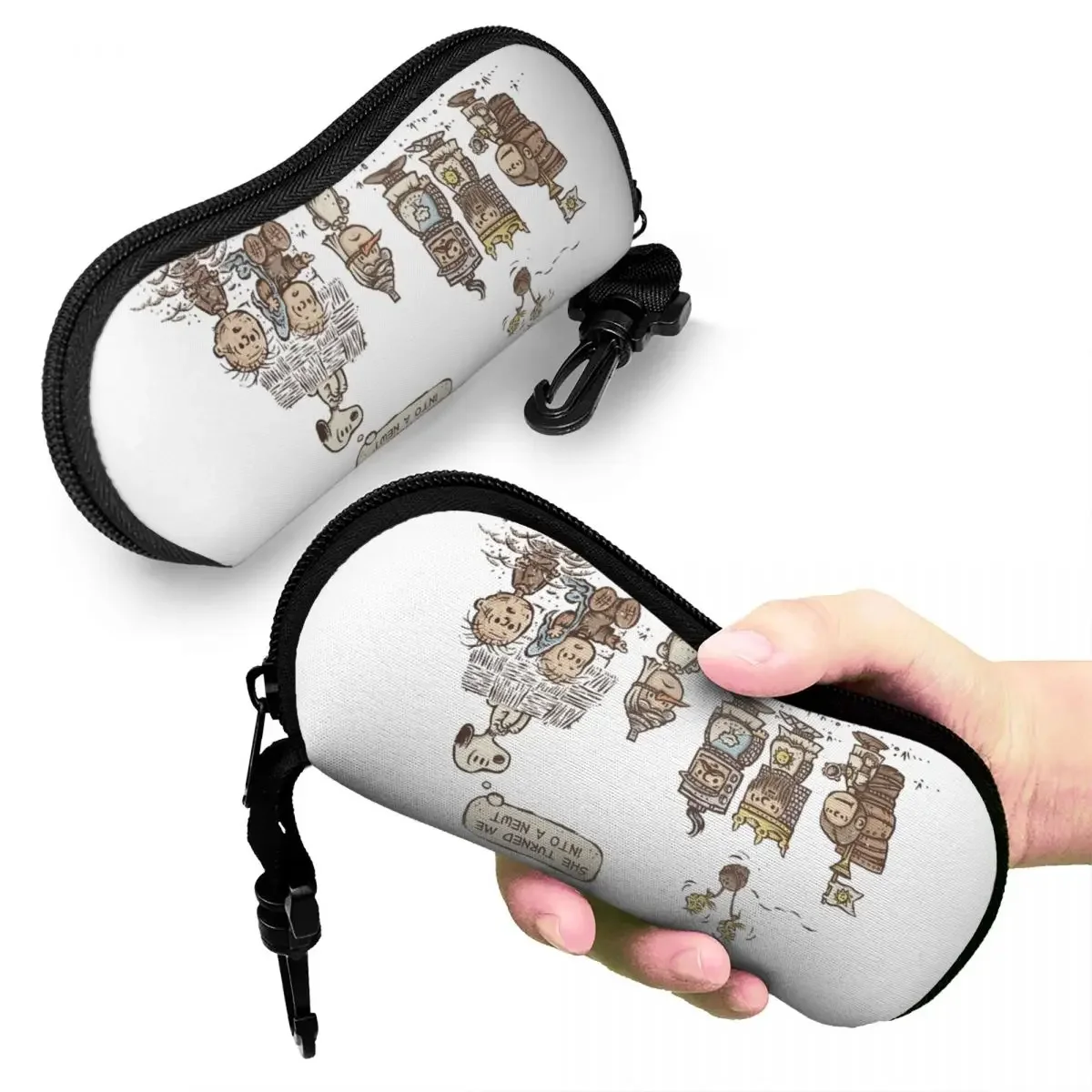 Comic Glasses Case Fashion Accessories Black Knight Sunglasses Storage Box Ins Eye Contacts Case