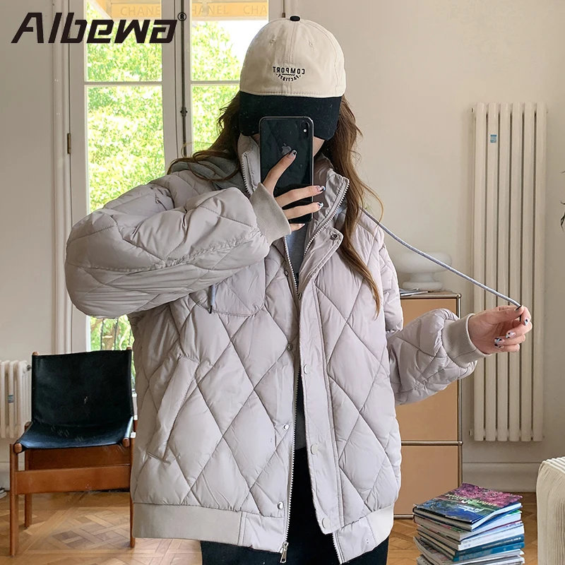 

Winter Jackets 2023 Parkas for Women Padded Warm Korean Women's Coats Casual Overcoat Zipper Basics Outerwear Feminina