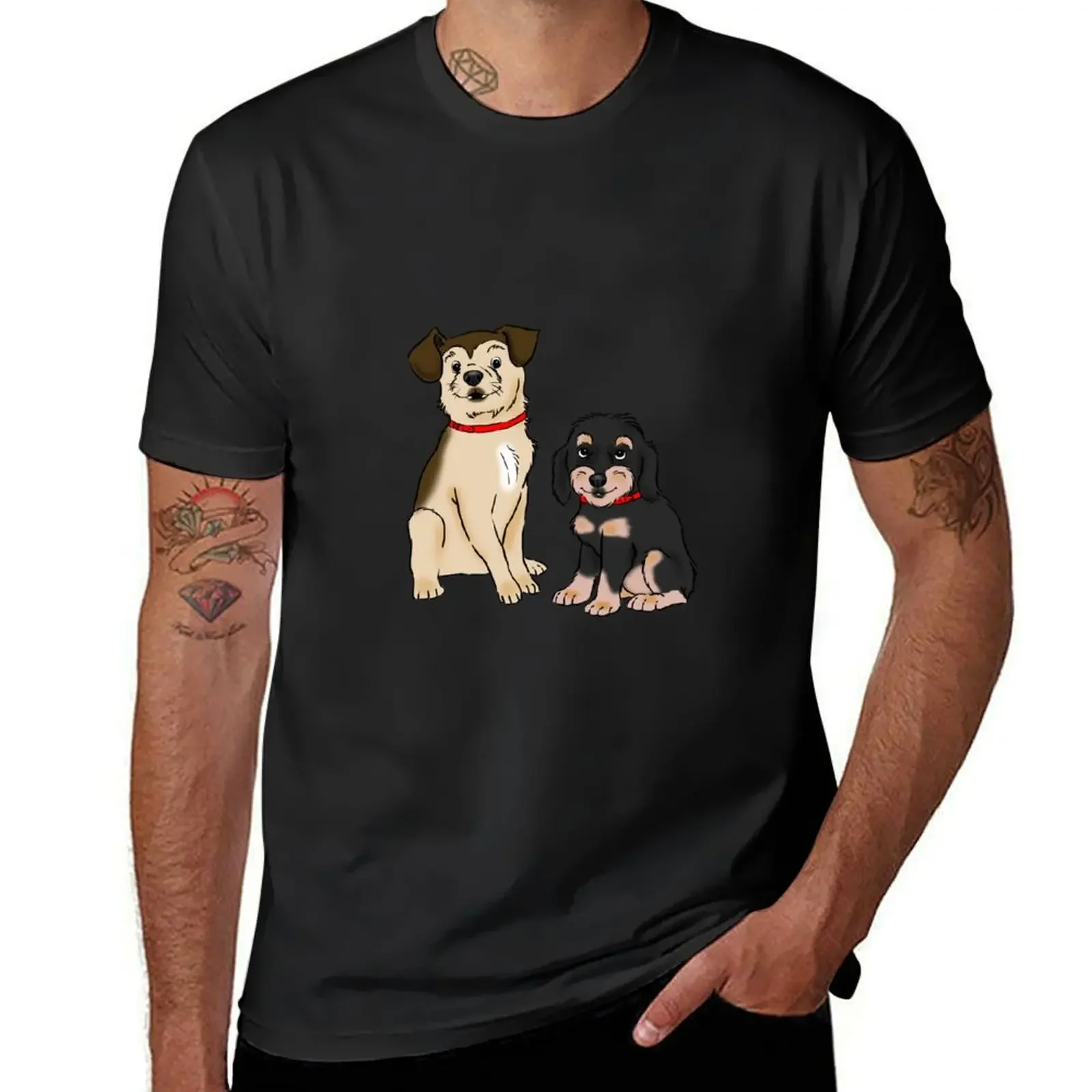 Ben & Mavis T-Shirt customizeds shirts graphic tees blue archive plain black t shirts men