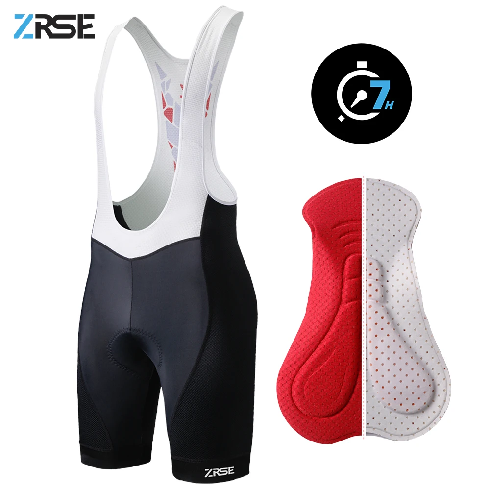 ZRSE Men Cycling Bretelle Bicycle Bib Shorts Clothing Gel Pads Chamois Bike Braces Male Summer MTB Tights Uniform Clothes Male