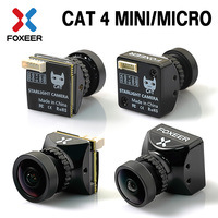 FOXEER CAT 4 FPV Camera Micro/Mini Camera 1/3 CMOS 4:3/16:9 with WDR 1200TVL RC FPV Drone