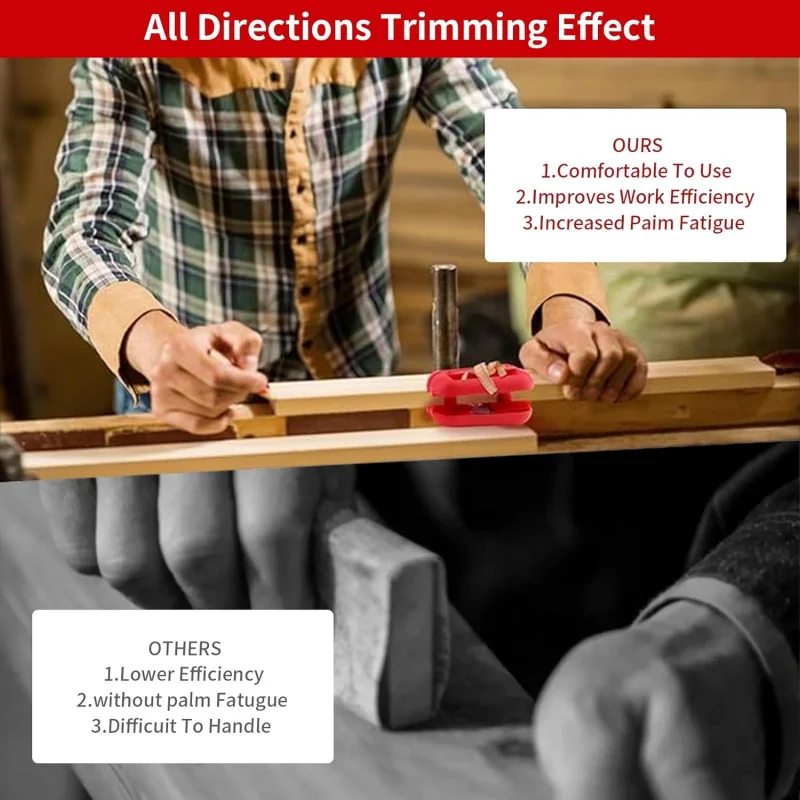 ، رباعية المسوي اليدوي مع شفرات كربيد التنغستن ، ماكينة تشذيب القشرة المصفحة ، النطاقات #6