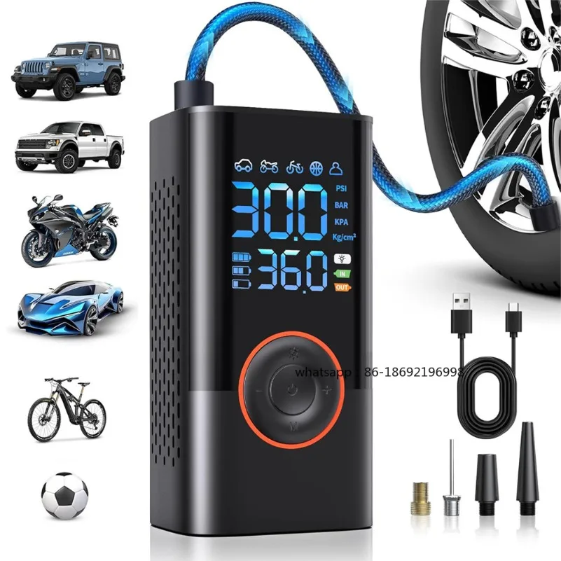 Wireless Car Air Pump Electric Smart Portable Off-Road Bike Vehicle Air Pump