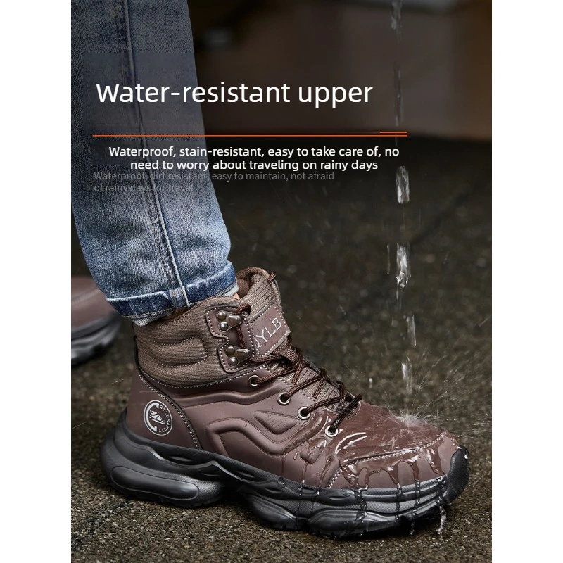 New Steel Toe Work Boots Ultra Light Safety Shoes Protective Work Shoes for Women Construction Shoes for Men Industrial Footwear