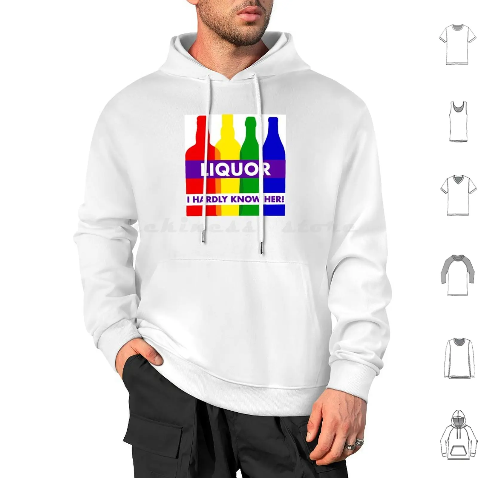 

Liquor Hoodie cotton Long Sleeve Pride