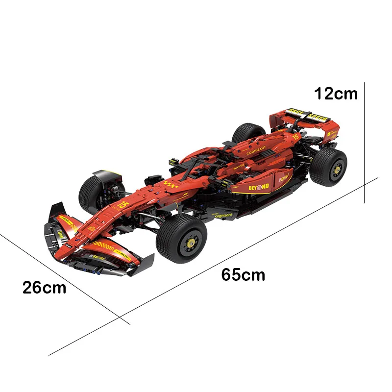 2361 pçs 1:8 moc blocos de construção de corrida técnica montagem veículo tijolos modelo brinquedos para meninos presente aniversário conjunto