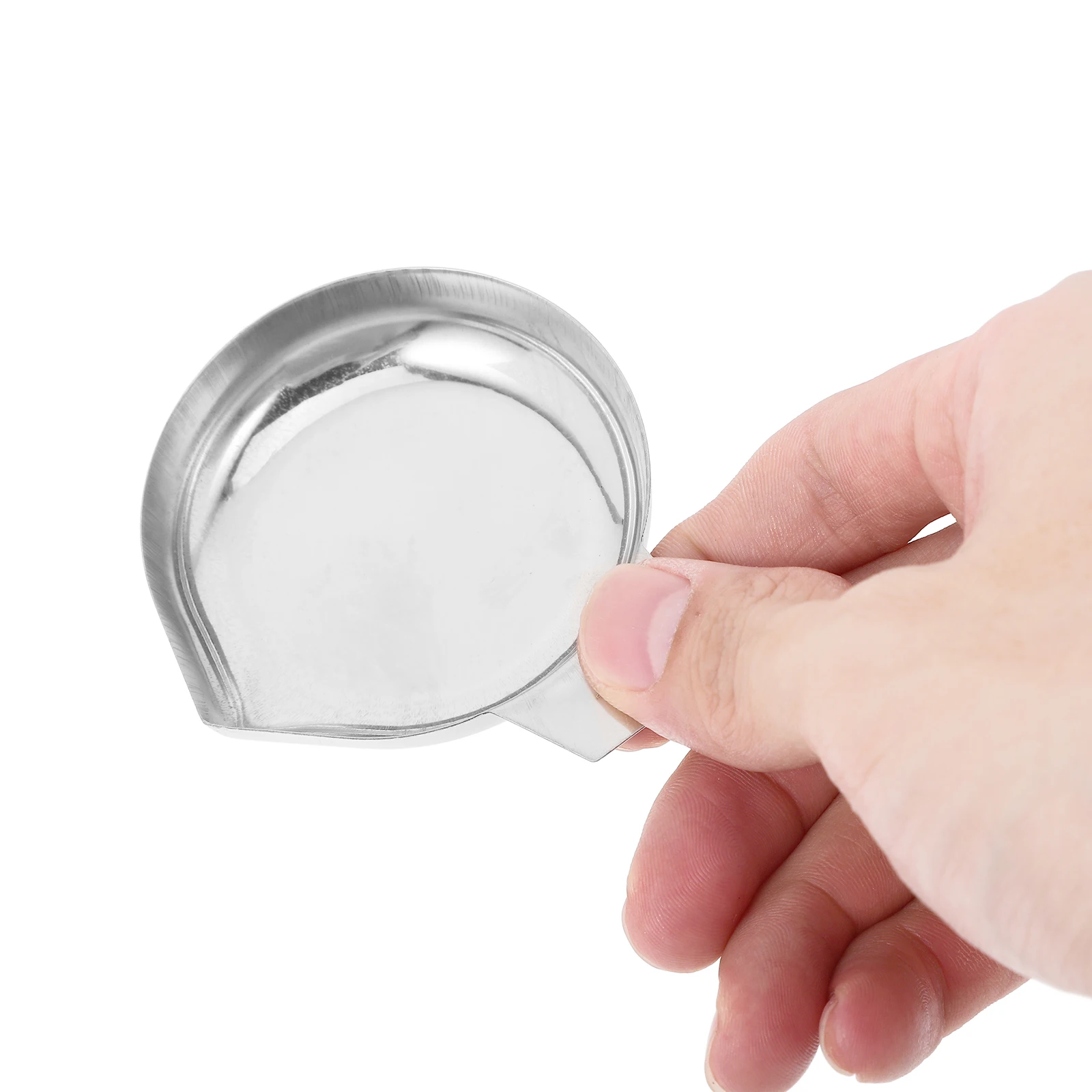 2pcs Stainless Steel Scale Pan Weighing Tray for Jewelry Electronic Scales Small Items Measurement Tool Household Use