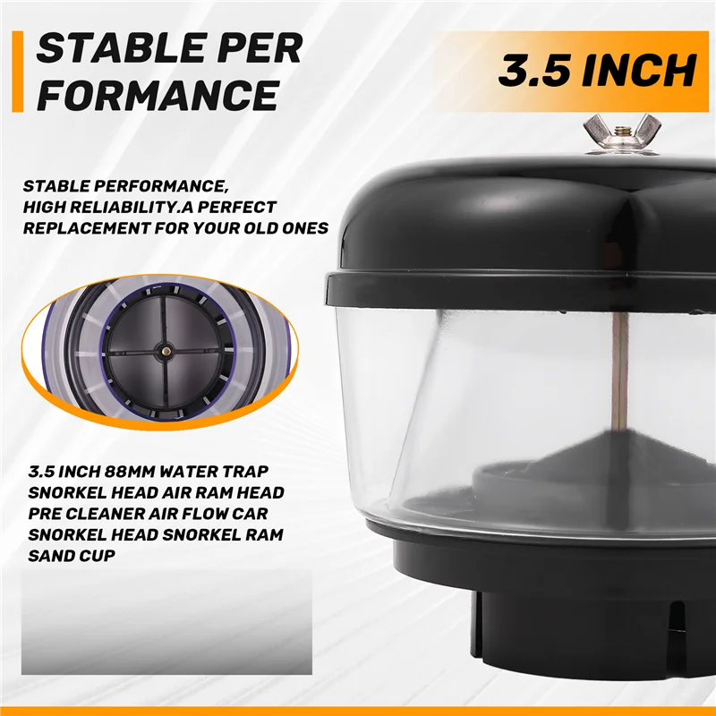 Wasser Falle Schnorchel Kopf Air Ram Kopf Vor Reiniger Luftstrom Auto Schnorchel Kopf Schnorchel Ram Sand Tasse Für Toyota Nissan
