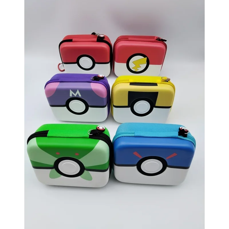 New Large Capacity Storage Bag Pokemon Metal Card Paper Card Storage Box Children\'s Toys Christmas Gift