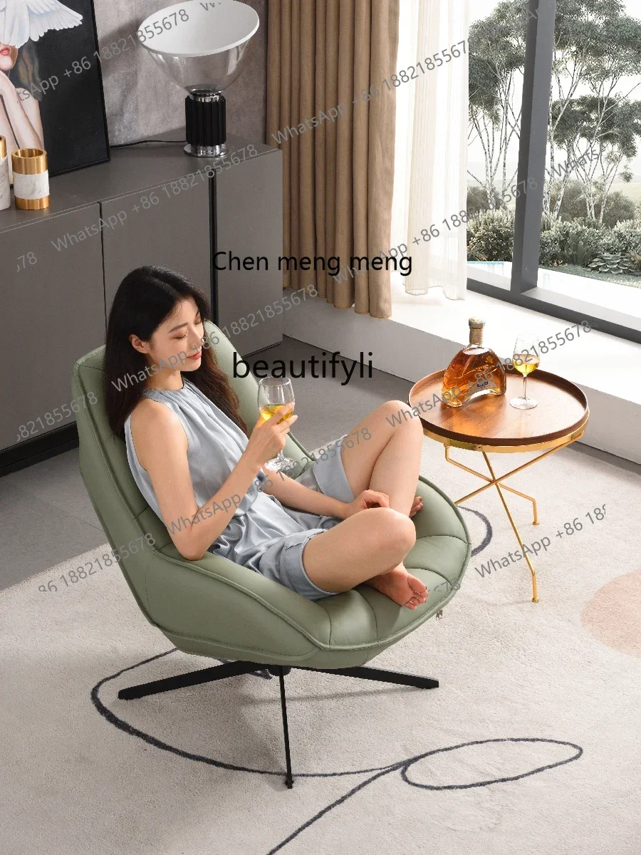 cn8350 LHY CXH Armchair Sofa Modern Designer Living Room Balcony Rotating Nordic Lazy