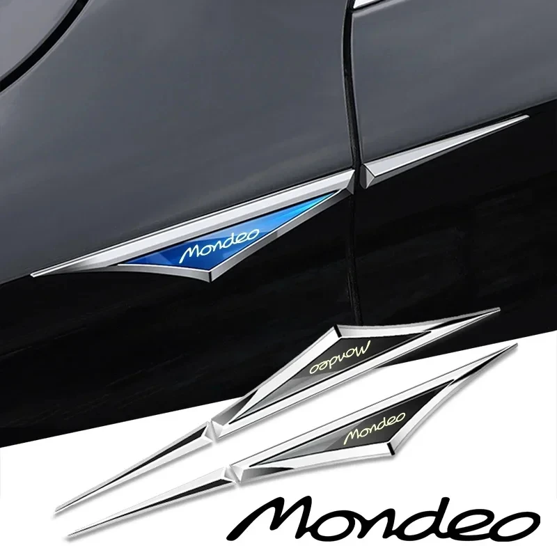 

2 pieces alloy car sticker car accessories for ford mondeo mk3 mk4 mk5